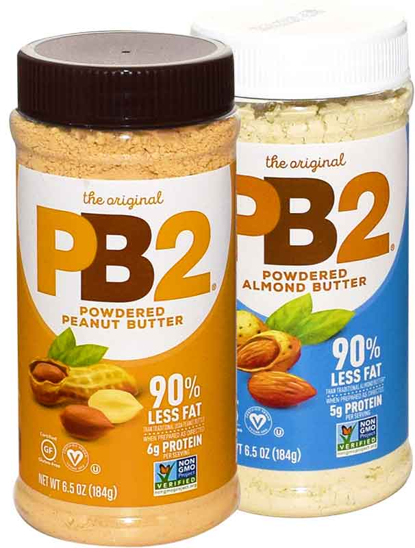 PB2 powered nut butters