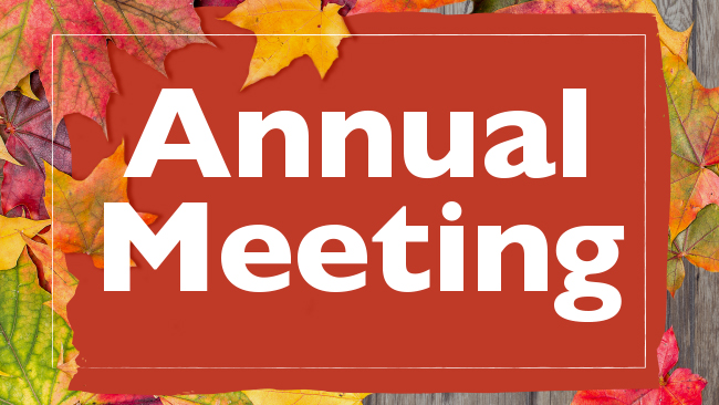Annual Meeting banner