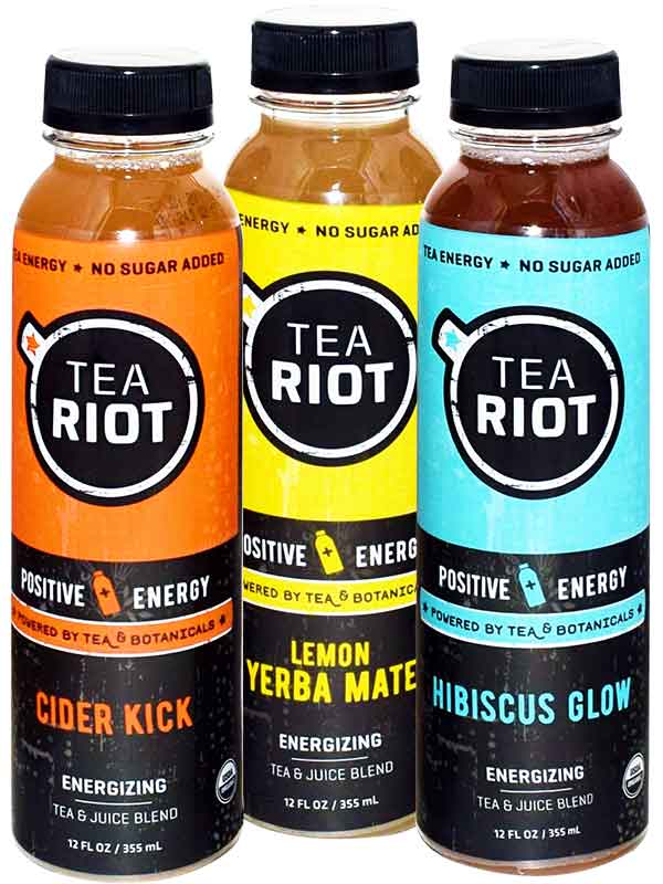 Tea Riot tea and juice beverages
