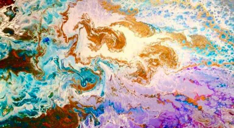 Krista Lee Tunstall acrylic pour
