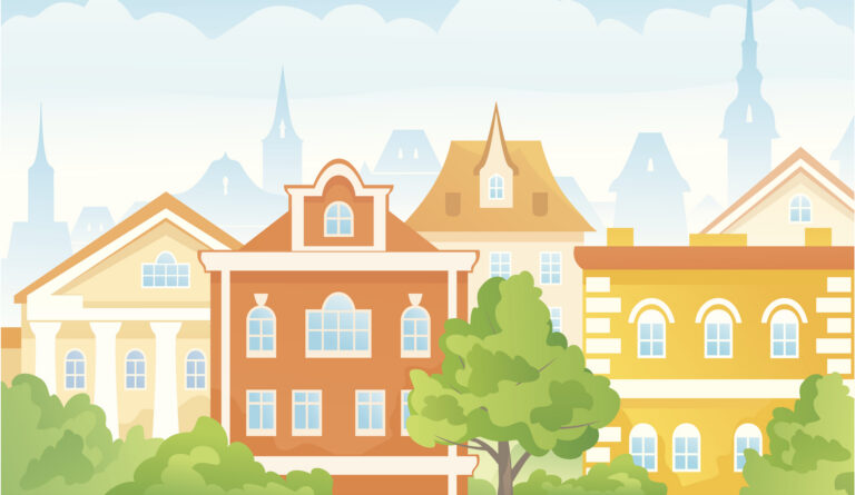 town illustration